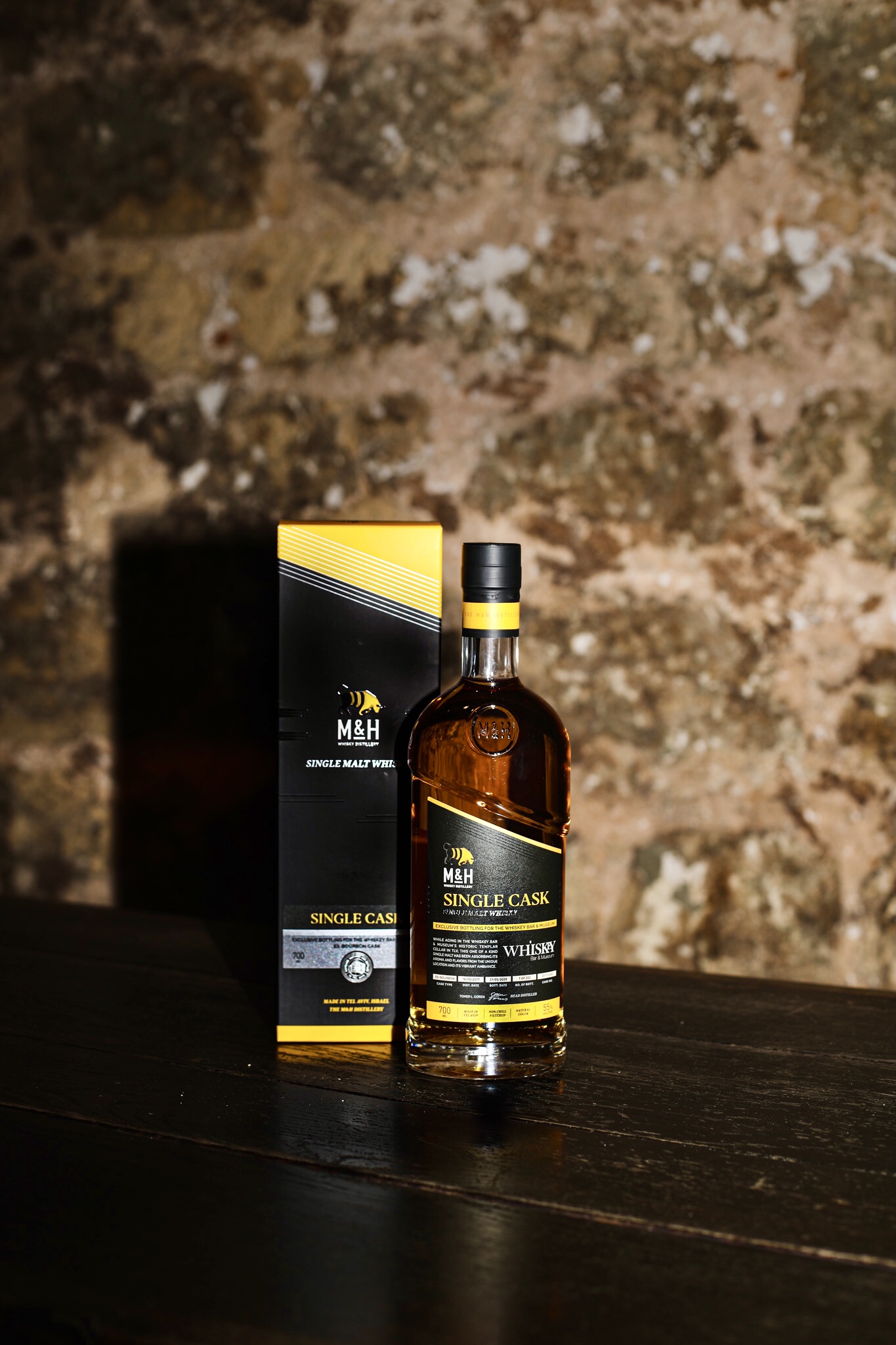 Whiskey Bar & Museum Single Cask By M&H. Limited Edition