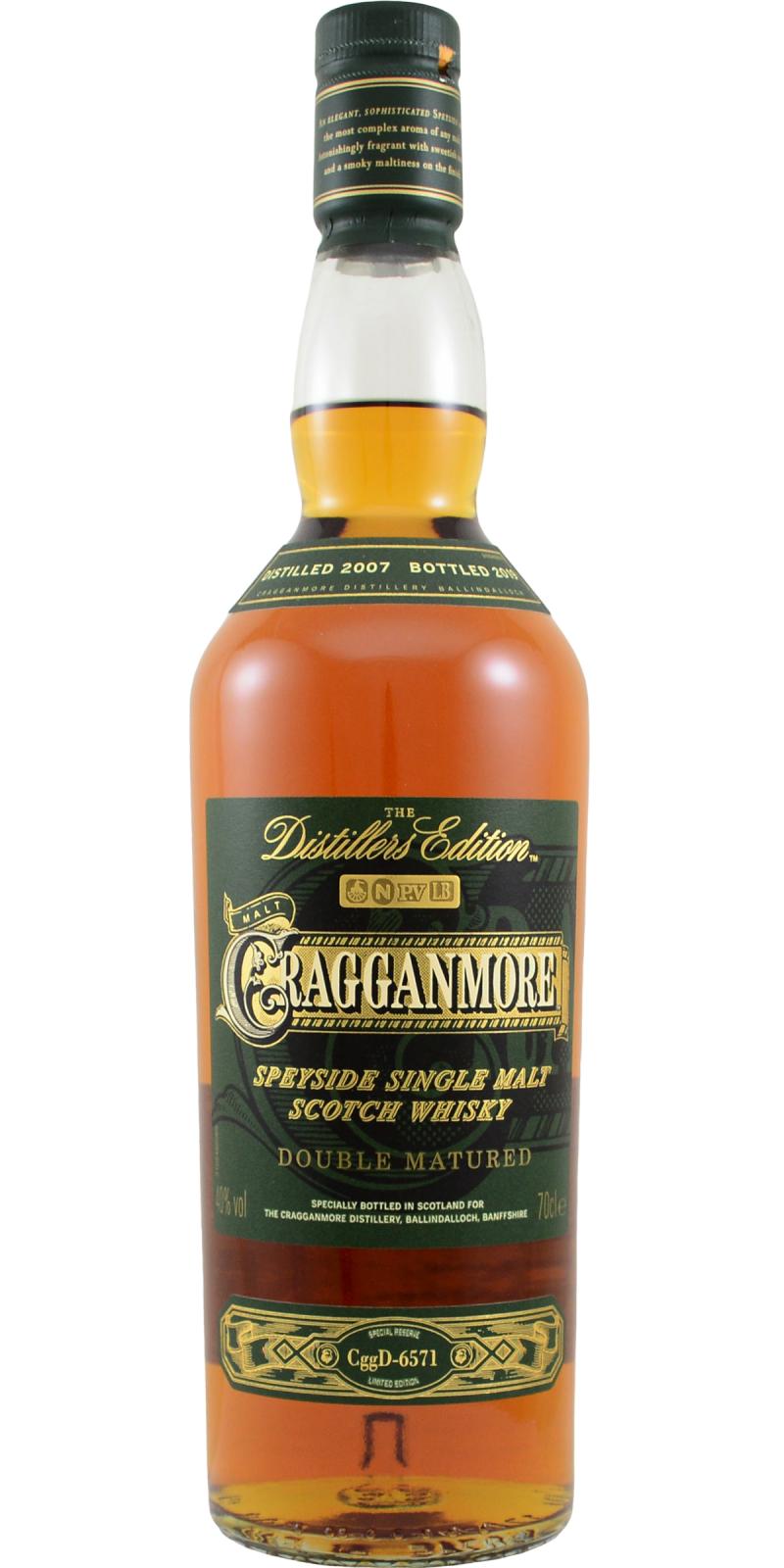 Cragganmore 2007 Distillers Edition 2019